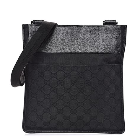 blue gucci messenger bag|gucci black nylon messenger bag.